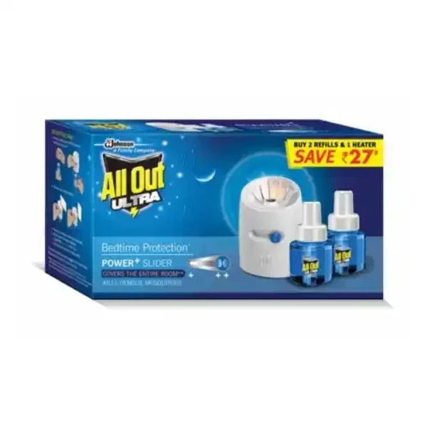 ALL OUT ULTRA COMBO PACK 1 MACHINE + 1 REFILLS 45 ML