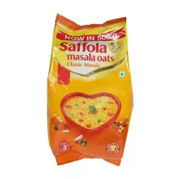 SAFFOLA MASALA OATS CLASSIC MASALA POUCH 500 G