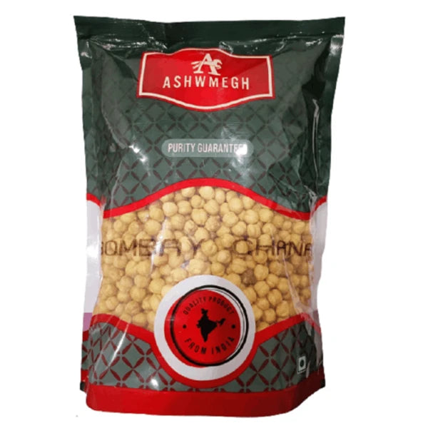 ASHWMEGH ROASTED GRAM WITHOUT SHELL (Bhuna Chana) 500 G