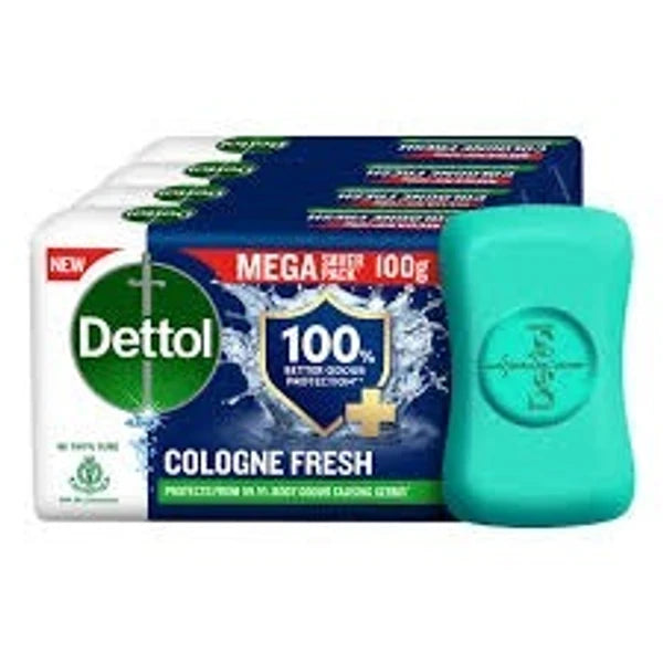 Dettol cologne fresh soap -(4X100gm)