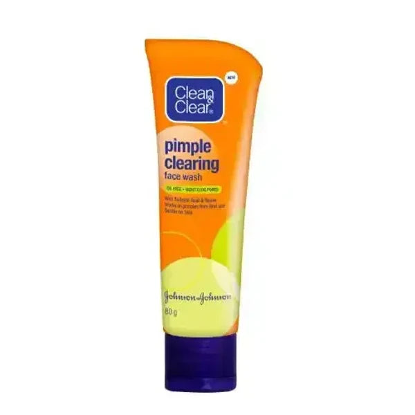 CLEAN AND CLEAR PIMPLE CLEARING FACE WASH 80 G