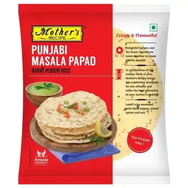 MOTHERS PUNJABI MASALA PAPAD 180 G PP