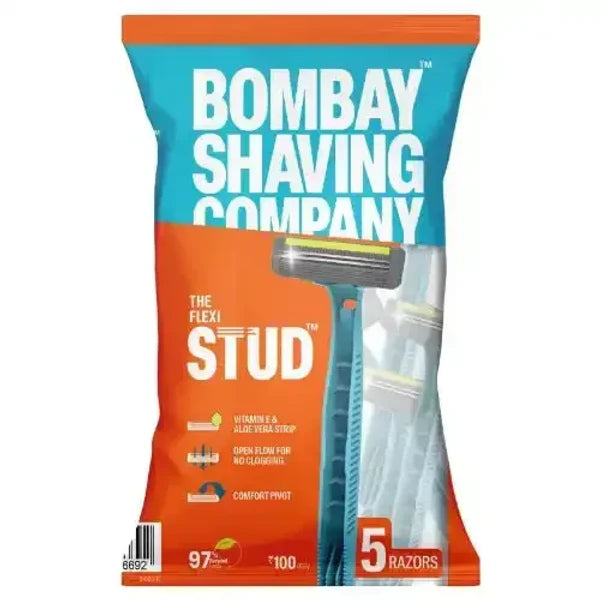 BOMBAY SHAVING COMPANY STUD RAZOR PACK OF 5