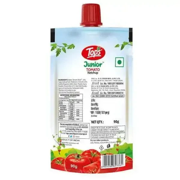 TOPS JUNIOR TOMATO KETCHUP-90 G