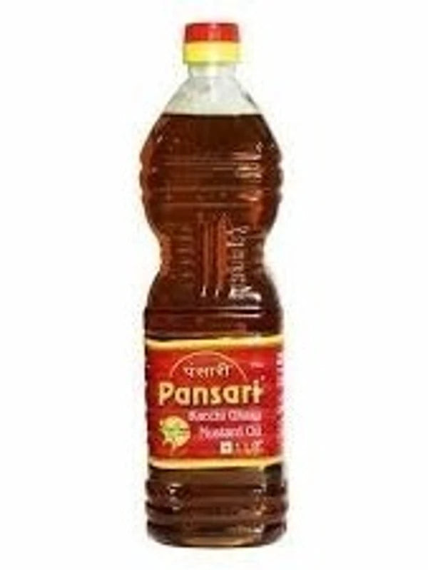 Pansari Kacchi Ghani Mustard Oil - 1Ltr