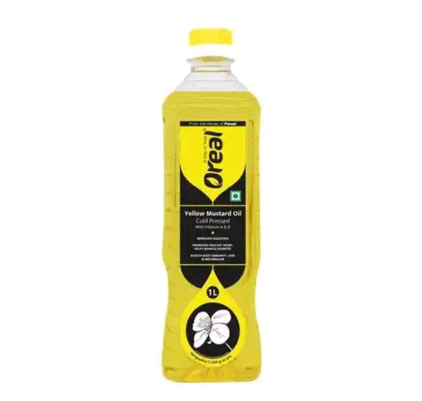 Oreal Yellow Mustard Oil-1ltr