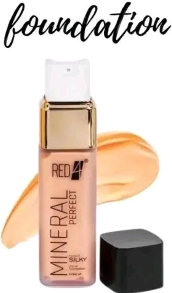 Red 4 Matte Mineral Perfect Liquid Foundation -30ml