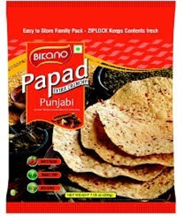 Bikano Papad - Punjabi - 200gm